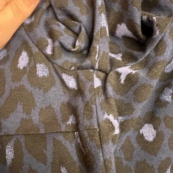 Kate Spade Leopard Print Ponte Fit & Flare Dress Blue Women’s Small - Picture 12 of 12